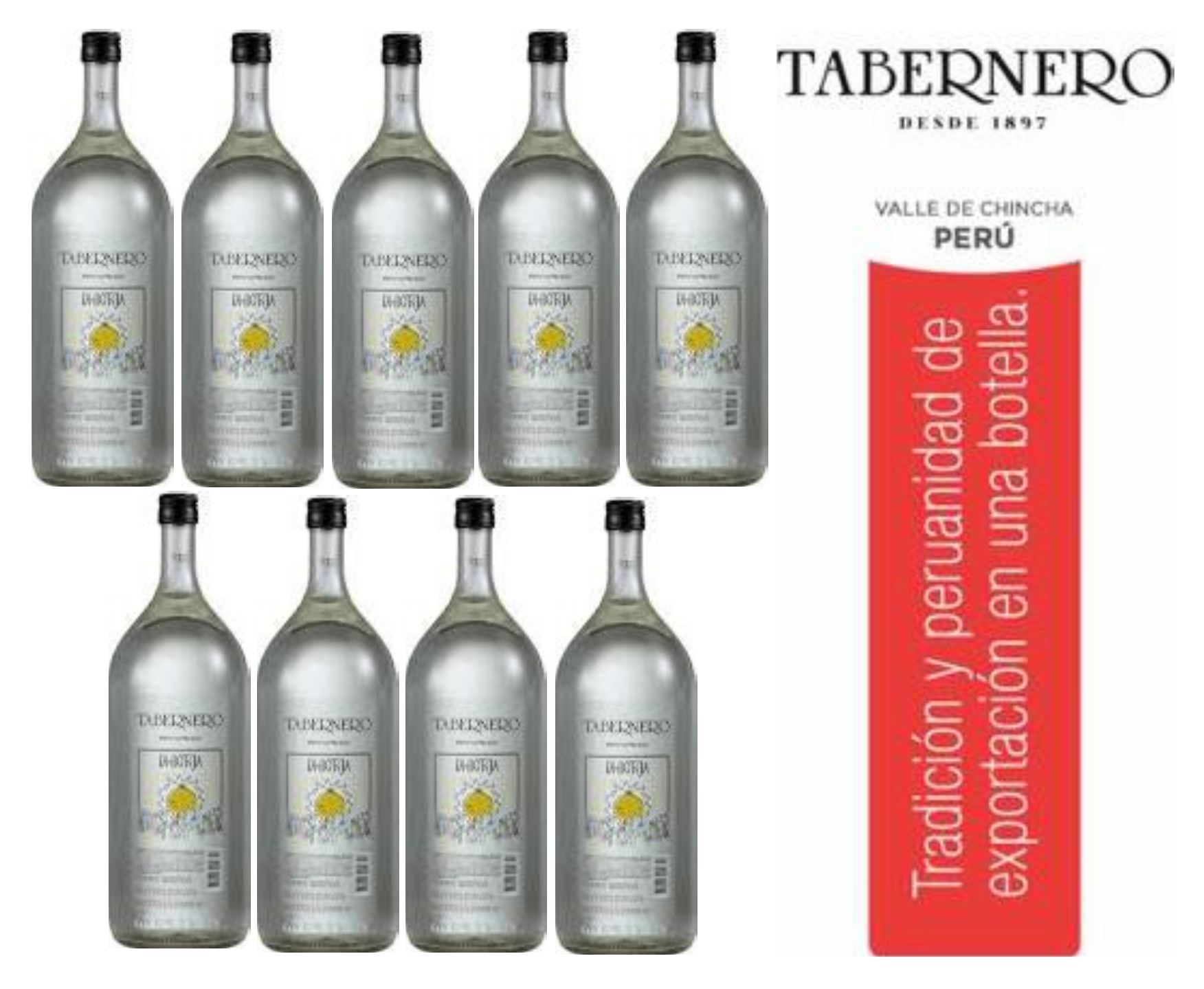 Pisco Tabernero La Botija Acholado 2L - 9 UND